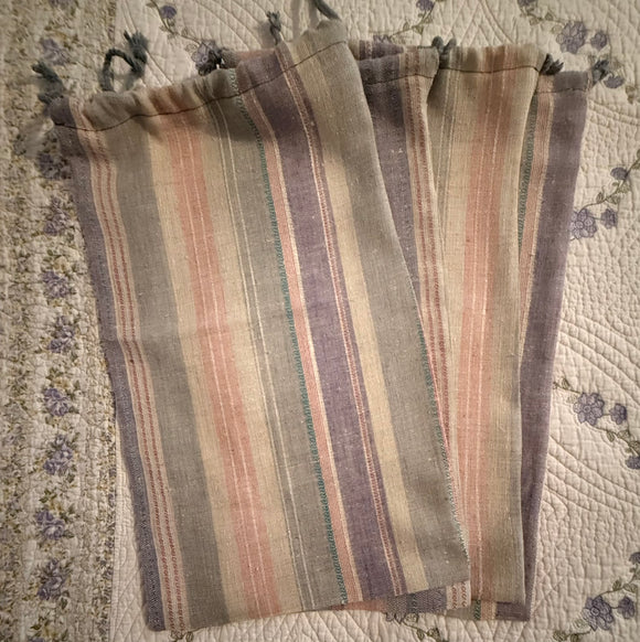 Large Linen bread and vegetable bags