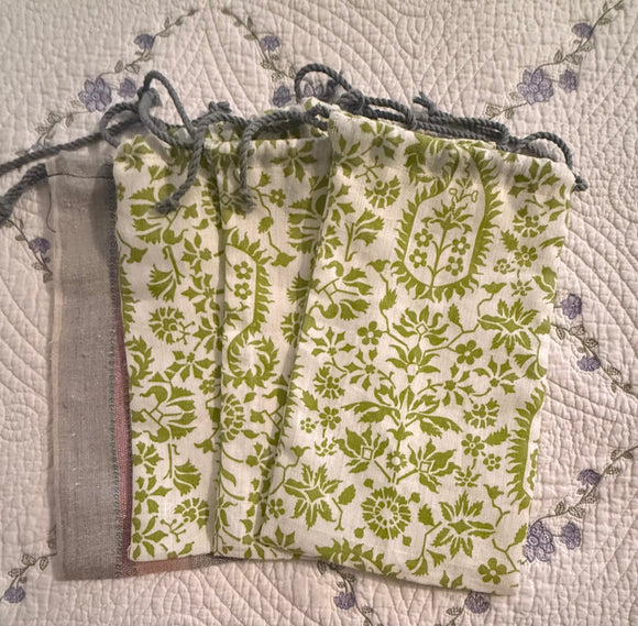 Smalll Linen Bread and vegetable bags